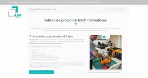 Valises BW International présentées par AJM Emballages.