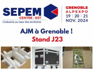 Logo du Sepem centre-est où sera présent AJM à Grenoble avec ses produits (valise, emballage industriel).