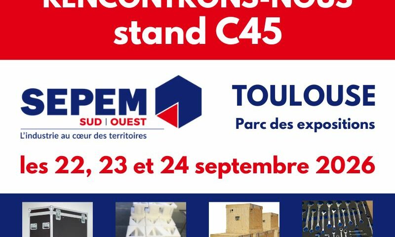 AJM EMBALLAGES au sepem toulouse 2026.