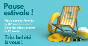 Balise OG fermeture été 2026 AJM EMBALLAGES.