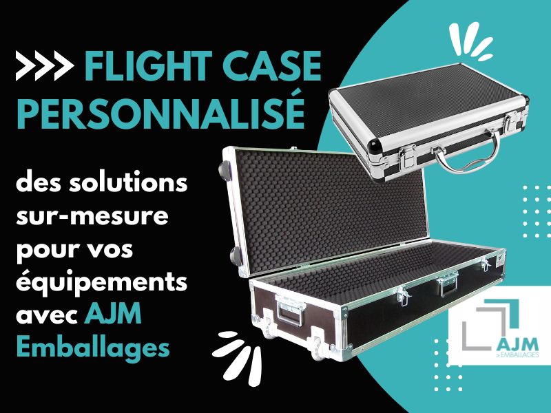 le flight case personnalisé avec AJM EMBALLAGES.