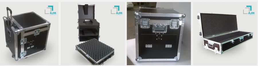 4 autres flight case personnalisés proposés par AJM EMBALLAGES, fabricant france