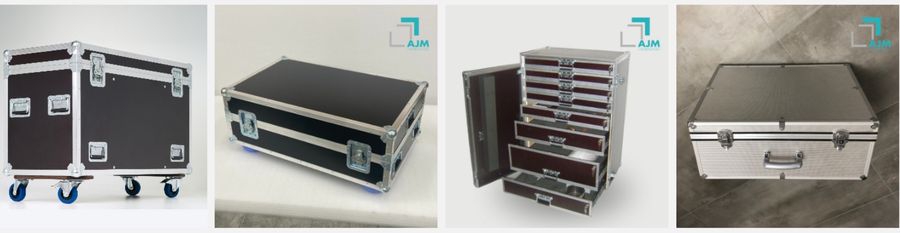 4 flight case personnalisé proposés par AJM Emballages