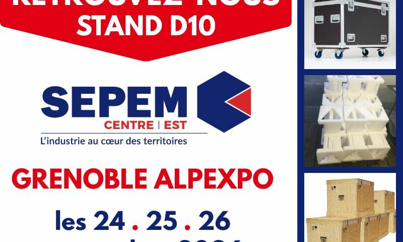 AJM EMBALLAGES présent en novembre 2026 au SEPEM GRENOBLE