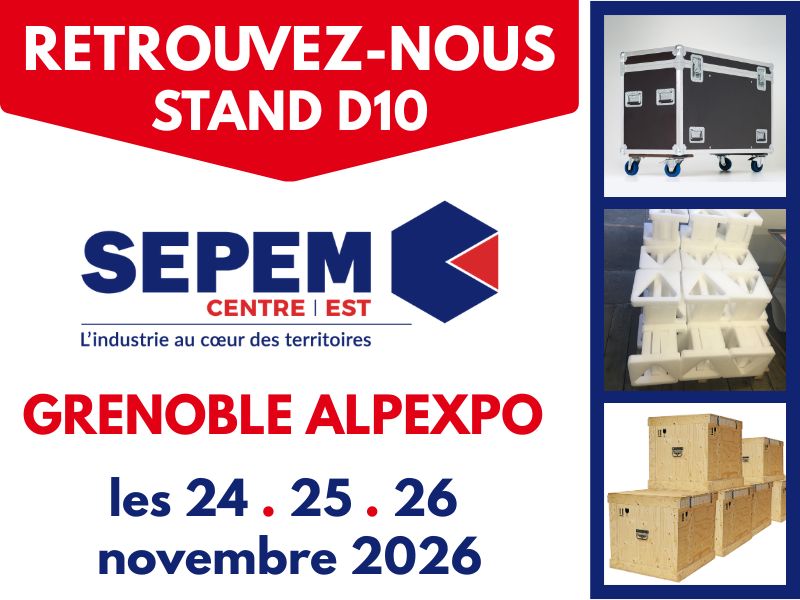 AJM EMBALLAGES présent en novembre 2026 au SEPEM GRENOBLE