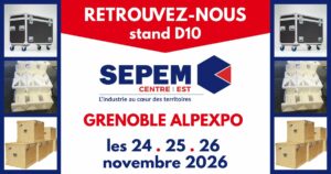 Balise OG pour le sepem grenoble d'AJM Emballages